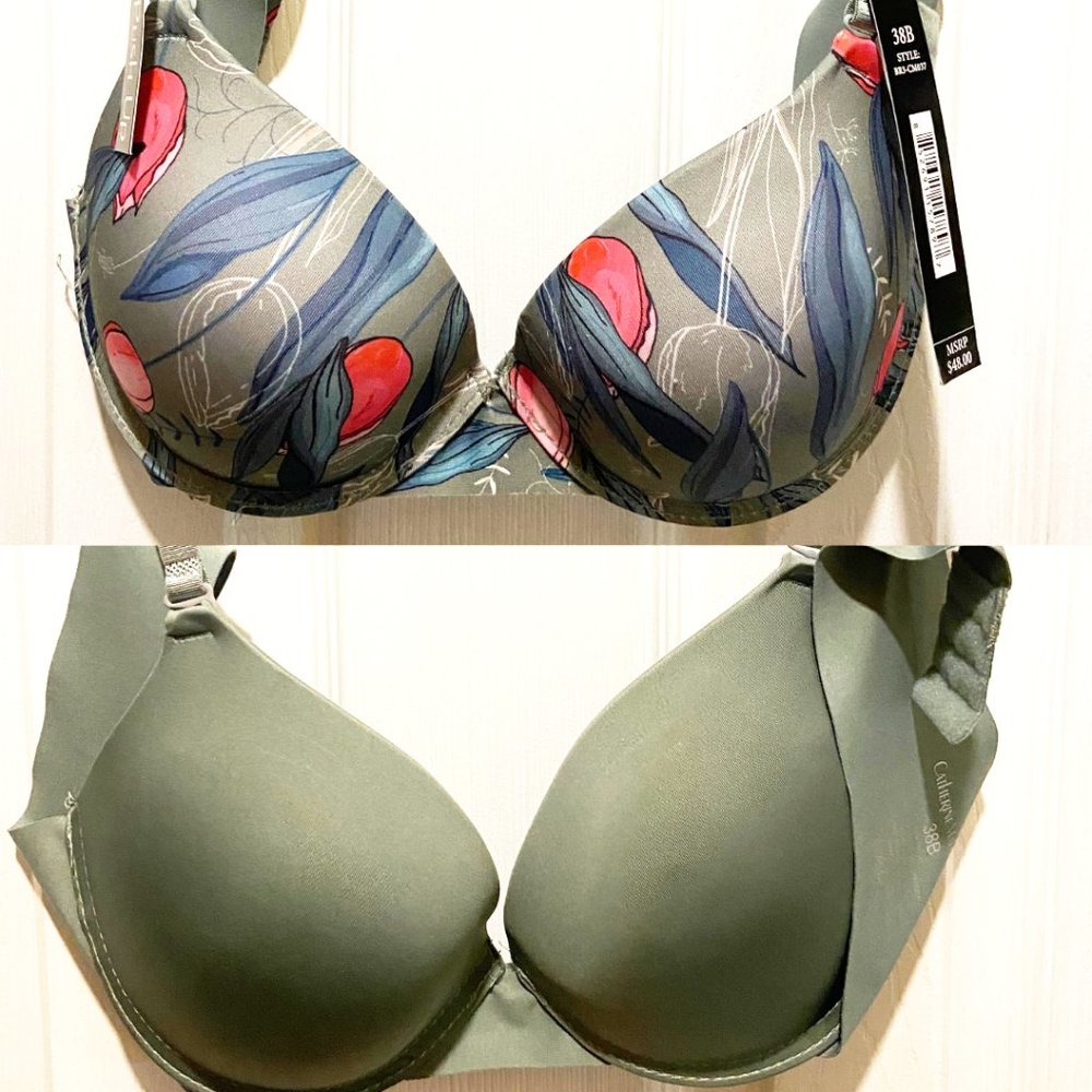 NWT Catherine Malandrino set of 2 push-up bras size 38B